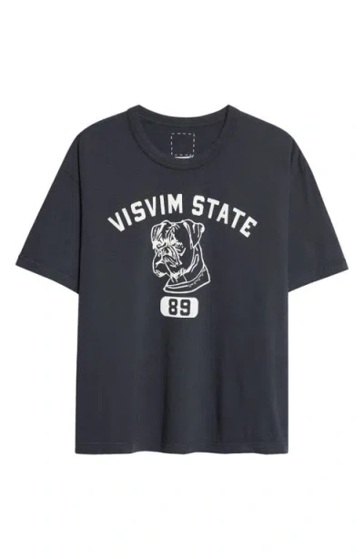 Visvim Jumbo Damaged '89 Graphic T-shirt In Black