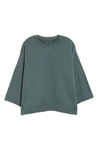 Visvim Jumbo French Terry Sweatshirt In Green
