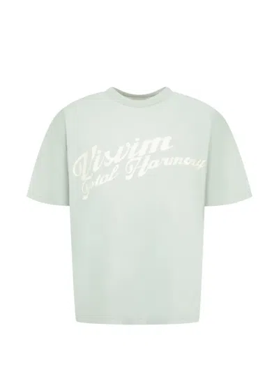 Visvim Jumbo Logo-print T-shirt In Green