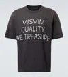 Visvim Jumbo Printed Cotton-blend T-shirt In Gray