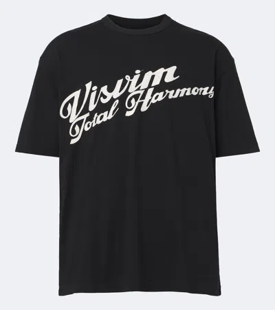 Visvim Jumbo Printed Cotton Jersey T-shirt In Black