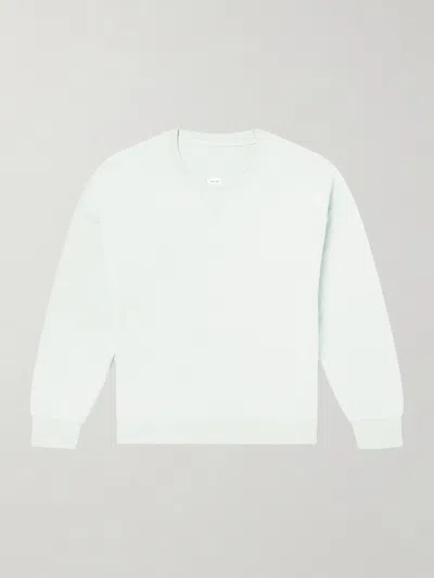 Visvim Jumbo Sb Cotton-jersey Sweatshirt In Green