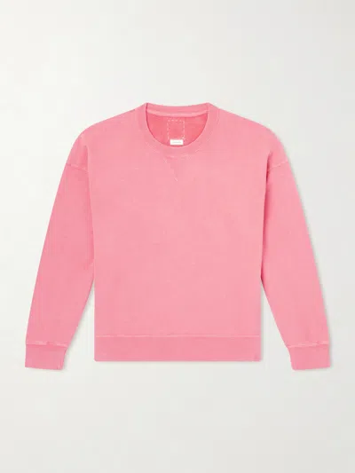 Visvim Jumbo Sb Cotton-jersey Sweatshirt In Pink