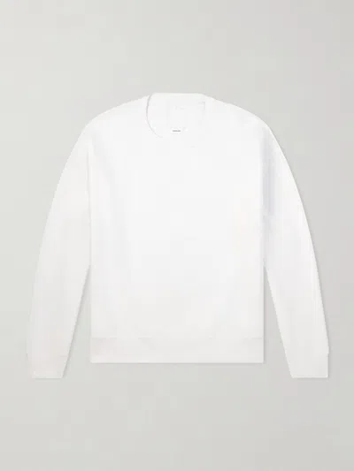 Visvim Jumbo Sb Cotton-jersey Sweatshirt In White