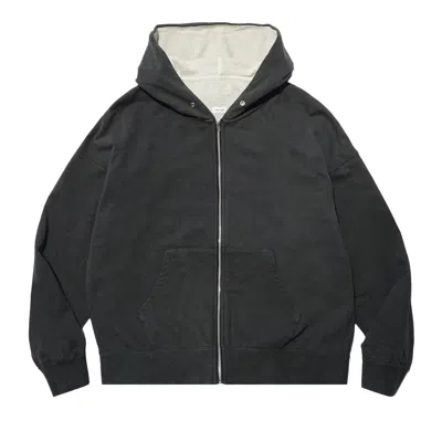 Pre-owned Visvim Jumbo Sb Dual Hoodie F.z. Dmgd 'black' | Men's Size 2
