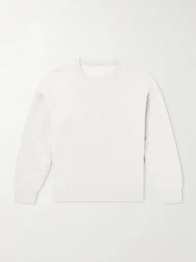 Visvim Jumbo Sb Wool And Cotton-blend Jersey Sweatshirt In Gray
