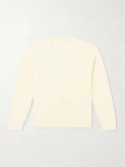 Visvim Jumbo Sb Wool And Cotton-blend Jersey Sweatshirt In Neutral