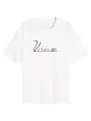Visvim Oversized Crew Neck T-shirt With Graphic Print In White