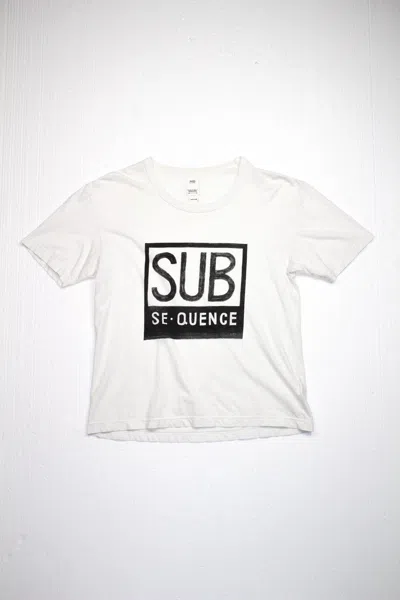 Pre-owned Visvim Jumbo Tee (subsequence) In White