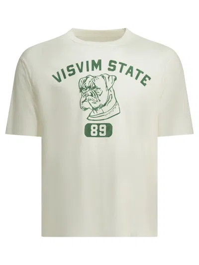 Visvim Jumbo Graphic Crew Neck Short Sleeve T-shirt In White