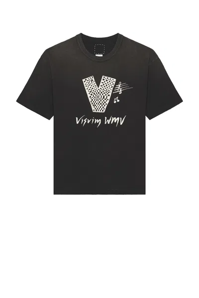 Visvim Jumbo V Crash Tee In Black