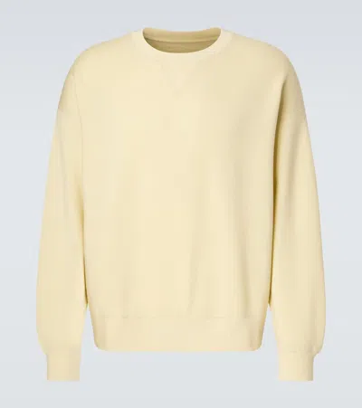 Visvim Jumbo Wool And Cotton Sweatshirt In Brown