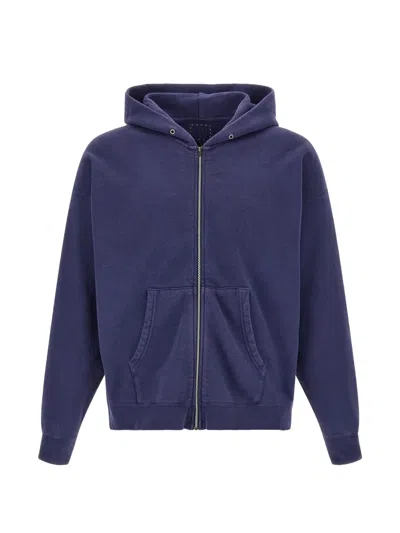 Visvim Jumbo Zip-up Hoodie In 블루