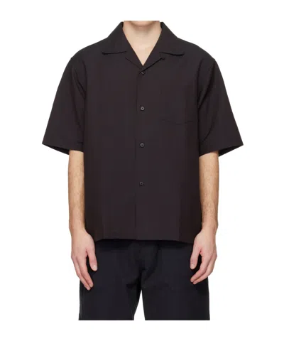 Visvim Keesey Sp Short-sleeved Shirt In Black