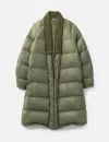 Visvim Kimono Down Jacket In Green