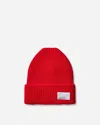 Visvim Knit Wool Beanie In Red