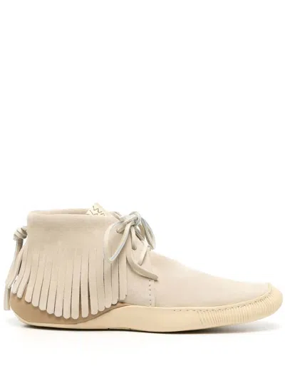 Visvim Kuiva Shaman-folk Lace-up Desert Boots In Brown