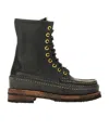 Visvim Grizzly Camper Hi-folk Boot In Black