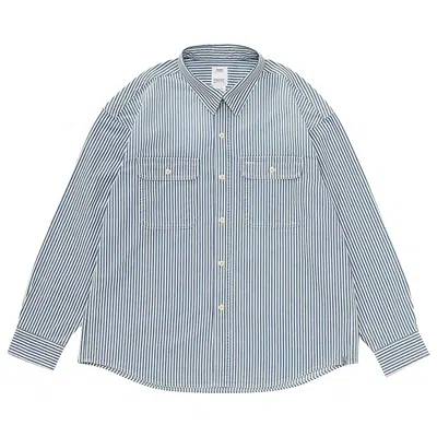 Pre-owned Visvim Langer Shirt 'blue/white' | Men's Size 5