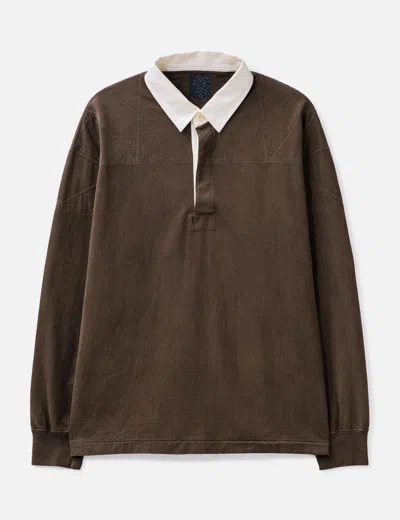Visvim Larkham L/s Rugger In Brown