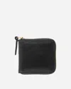 Visvim Leather Bi-fold Wallet In Black