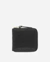 Visvim Leather Bi-fold Wallet In Black