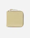Visvim Leather Bi-fold Wallet In Sand