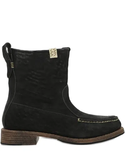 Visvim Leather Boots In Black