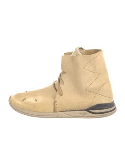 Pre-owned Visvim Leather Boots In Neutrals