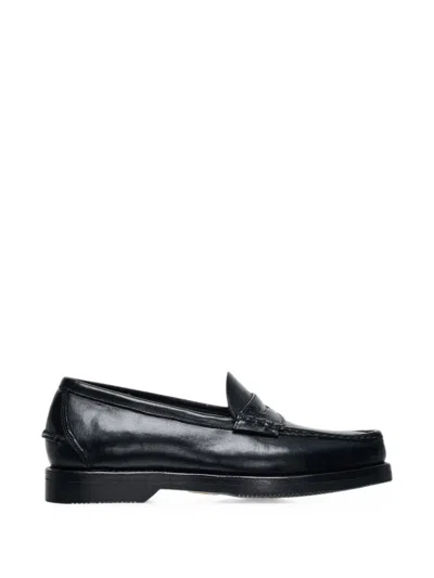 Visvim Fabro Folk Loafer In Black