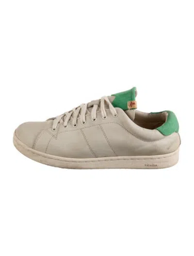 Pre-owned Visvim Leather Sneakers In Neutrals
