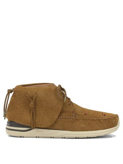 Visvim Lace-up Ankle Boots In Brown