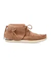 Visvim Lhamo-folk Derby Shoes In Brown