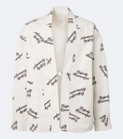 Visvim Lhamo Printed Cotton Shirt In White