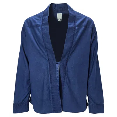 Visvim Lhamo Shirt In Blue Cotton