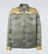 Visvim Lightcloud Down Jacket In Green