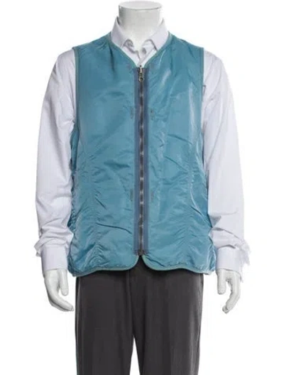 Pre-owned Visvim Liner Vest In Blue