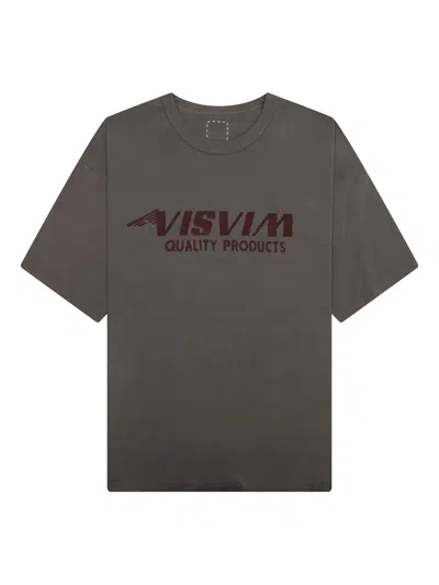 Visvim Logo-print T-shirt In Gray