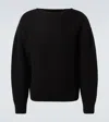 Visvim Logo Wool And Mohair-blend Sweater In Black