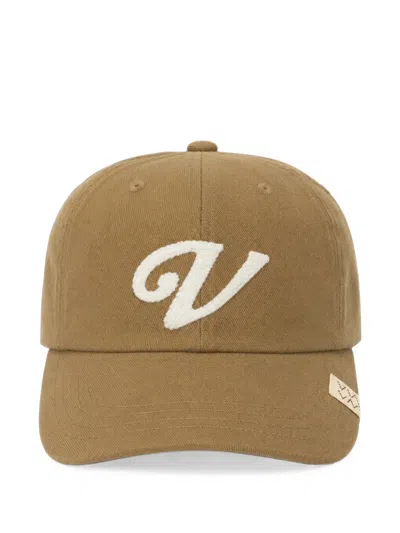 Visvim Logo-patch Cotton Cap In Neutrals