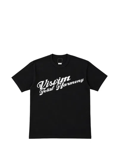 Visvim Logo-print Cotton T-shirt In Black