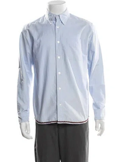 Pre-owned Visvim Long Sleeve Dress Shirt In Blue