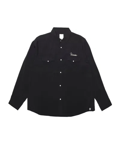 Visvim Long-sleeved Shirt In Black