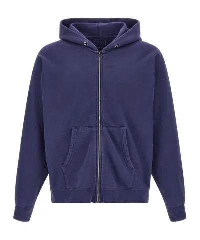 Visvim Long-sleeve Zip-up Sweatshirt In Blue