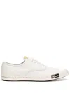 Visvim Low-top Cotton Sneakers In Weiss