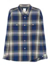 Visvim Lumber Check Long-sleeve Shirt In Blue