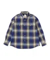 Visvim Lumber Check Long-sleeve Shirt In Blue