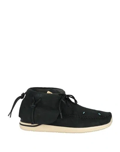 VISVIM VISVIM MAN ANKLE BOOTS BLACK SIZE 9 LEATHER