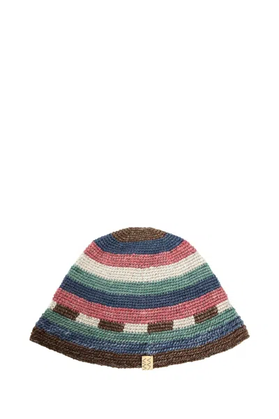 Visvim Meda Crochet Knit Hat (n.d.) In Multicolor