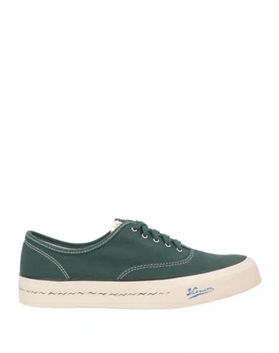 Visvim Man Sneakers Emerald Green Size 10.5 Textile Fibers, Leather